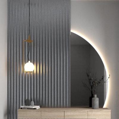 Декоративен панел за стена Peli Armoni Silver Metal